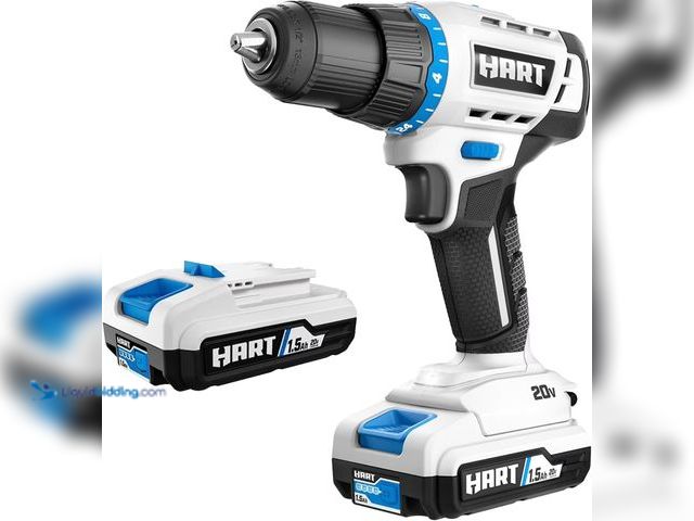 Lot 49-5544002 - HART 20V 1/2" Drill/Driver Kit. Model: HPDD02B2. Used