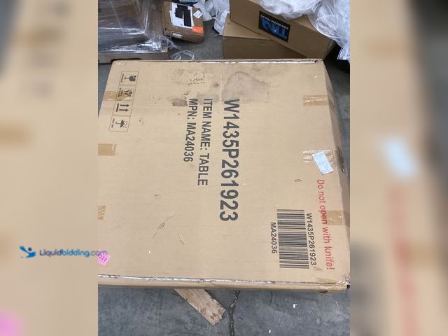 Lot 49-5486443 - LOVMOR 39 Inch Round Coffee Table With Storage Solid Wood Veneered Modern Coffee Table Accent Tea Ta...