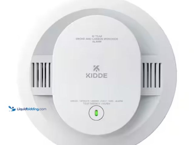 Lot 49-2006730 - Kidde 10-Year Battery Powered Smoke and Carbon Monoxide Detector with Alarm LED Warning Lights, 30CU...