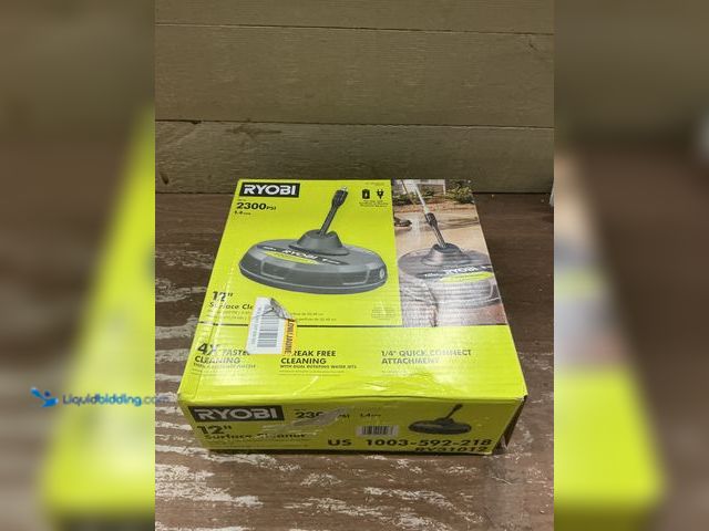 Lot 49-5554142 - RYOBI 12 in. 2,300 PSI Electric Pressure Washers Surface Cleaner Model # RY31012 Unused