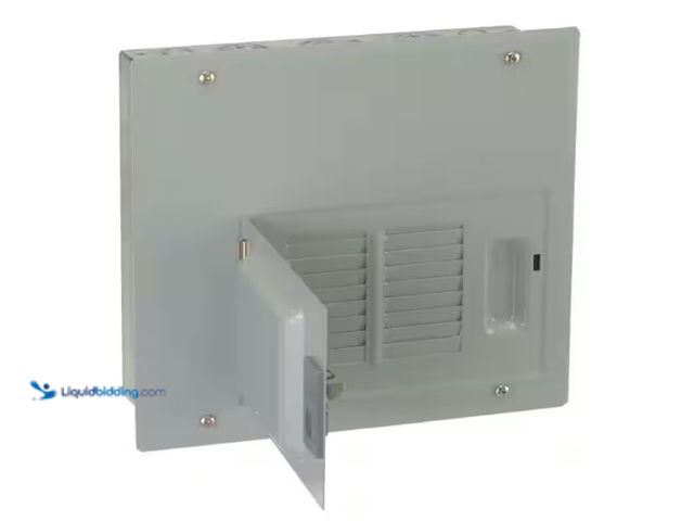 Lot 49-1566725 - ABB 125 Amp 8-Space 16-Circuit Main Lug Indoor Flush Load Center (TLMQ812FCUD), Model # TLMQ812FCUD,...