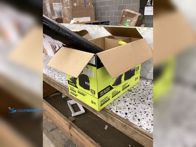 Lot 49-5460782 - RYOBI
40V Vac Attack Cordless Battery Leaf Vacuum/Mulcher (Tool Only). Item is Used NO BAG