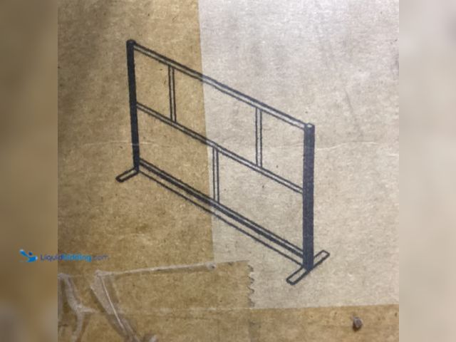 Lot 49-1630608 - Luxor Segmented Modular Wall (70 x 48", Black Frame) Model #CPPP103, New, Factory Sealed  Ref#SR0803