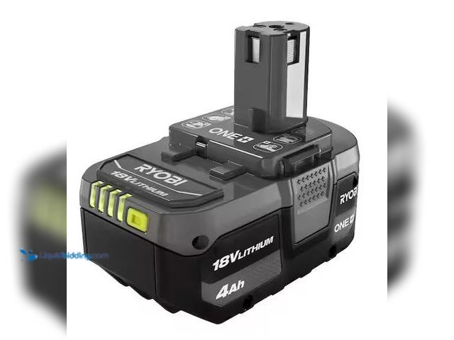Lot 49-5460693 - RYOBI
ONE+ 18V 4.0 Ah Lithium-Ion Battery Internet # 315039438
Model # PBP005
Store SKU # 1005866...
