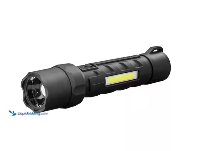 Lot 49-1571208 - Coast Polysteel 700 Stormproof 800 Lumen Dual Power LED Flashlight with Dual Color (White/Red) C.O.B...