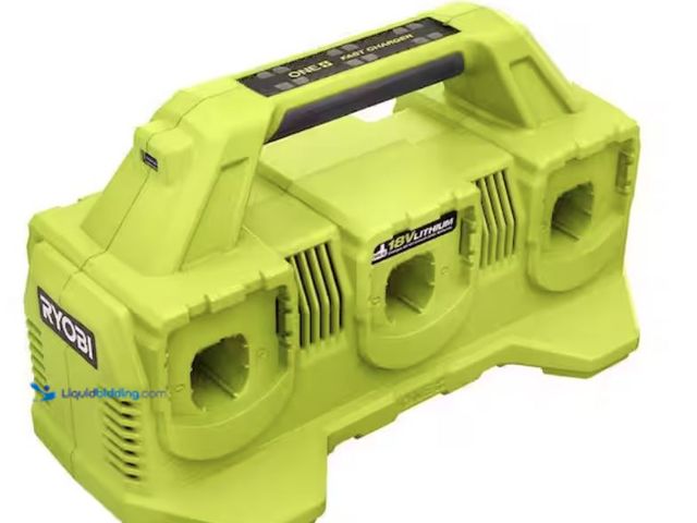 Lot 49-2005904 - RYOBI ONE+ 18V 6-Port Fast Charger, Model # PCG006, Unused, Powers on.   Ref#ASB0724