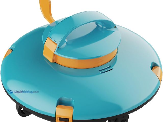 Lot 49-5413727 - LVKE L1 Cordless Robotic Pool Cleaner, Pool Vacuum for Above Ground Pools with Obstacle-Crossing, 70...