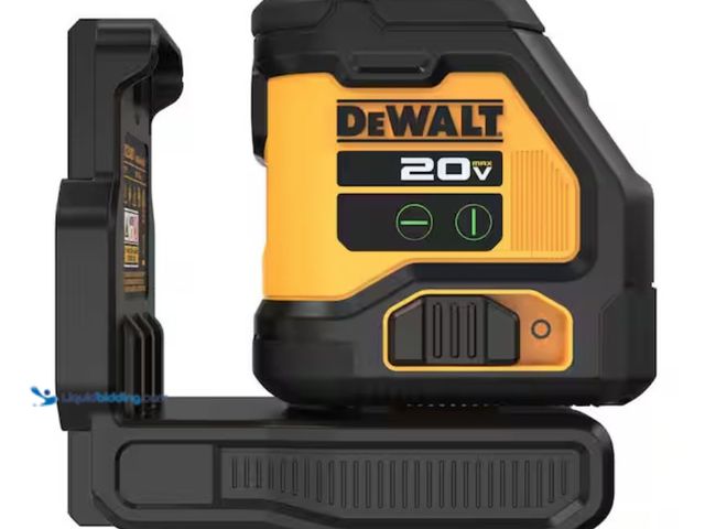 Lot 49-2001496 - DEWALT 20V Green Cross Line Laser Level (Tool-Only), Model # DCLE34021B, Slightly used, No battery, ...
