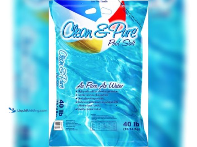 Lot 49-5485988 - QTY 2 - Clean & Pure Pool Salt (40 lb Bag). Model #B07FCVNLVS. New