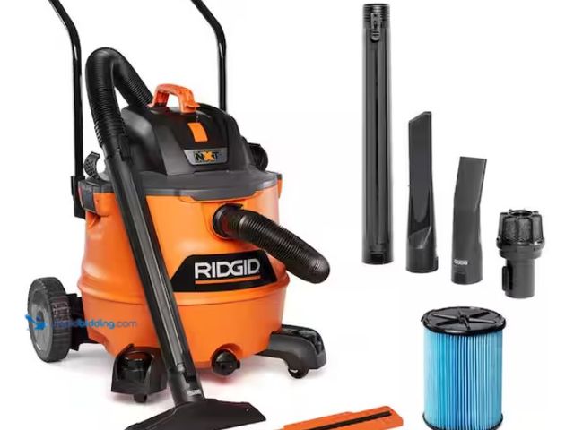 Lot 49-1546856 - RIDGID 16 Gal. 6.5 Peak HP NXT Shop Vacuum Wet Dry Vac with Cart, Fine Dust Filter, Hose and Accesso...