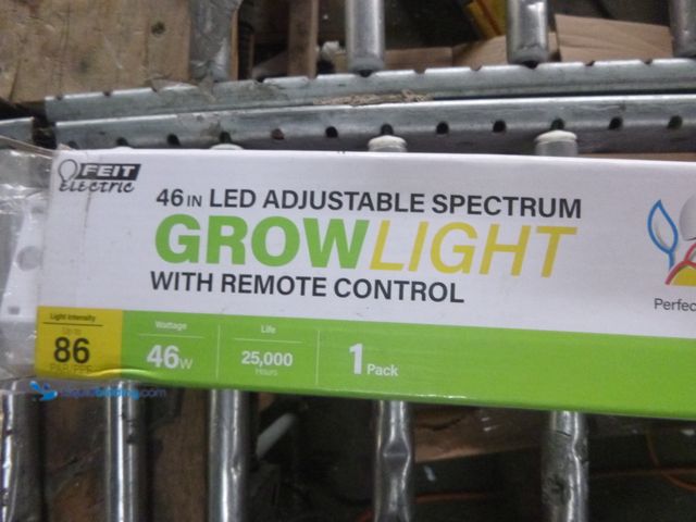 Lot 49-1514932 - Lot of 2 Feit Electric 48 Inch Adjustable Spectrum LED Grow Light With Remote Control (GLP46ADJS/RF/...