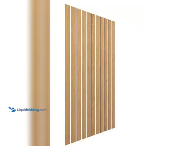 Lot 49-1621840 - Ekena Millwork 94 in. H x 4 in. W Slatwall Panels in Maple 11-Pack, Model # SWW55X94X0250MA, Unused....