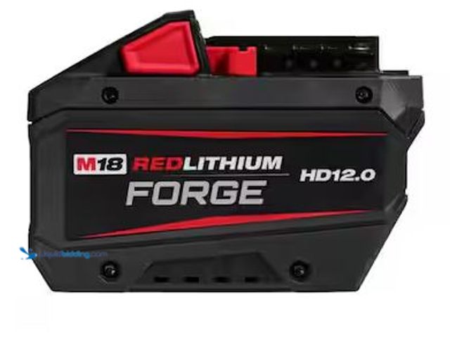 Lot 49-5460695 - Milwaukee
M18 18V Lithium-Ion REDLITHIUM FORGE HD 12.0 Ah Battery Pack Internet # 329792262
Model ...