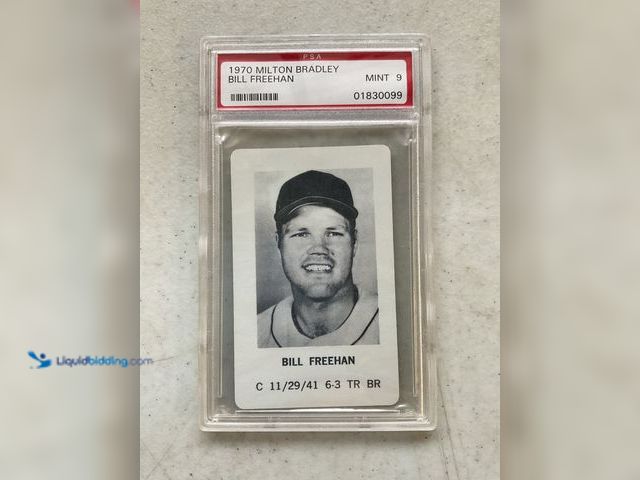 Lot 49-1505790 - COLLECTIBLE WOW GRADED CARD! 1970 MILTON BRADLEY BILL FREEHAN PSA GRADED 9 MINT #COINS0122