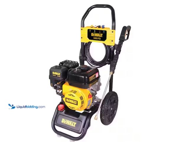 Lot 49-1622644 - DEWALT 3400 PSI 2.5 GPM Gas Pressure Washer with Maintenance-Free Pump, Heavy-Duty Commercial Cold W...