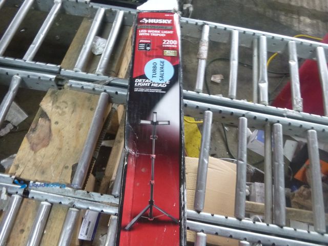Lot 49-1514957 - Husky 2200-Lumen Tripod Model # K40437, Slightly Used  Ref#HD0725