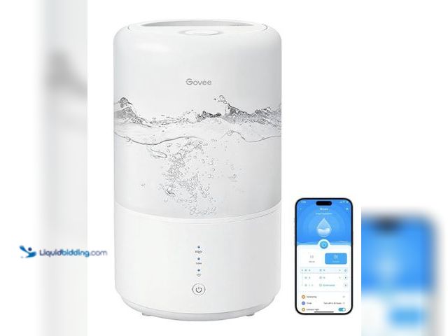Lot 49-5436626 - Govee Smart WiFi Humidifiers for Bedroom, Top Fill Cool Mist Humidifiers for Baby and Plants, Compat...