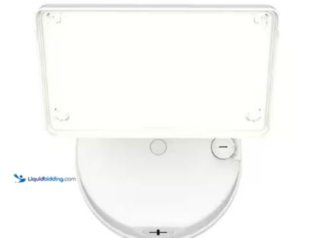 Lot 49-1625366 - HALO TGS 200-Watt 90° White Outdoor Integrated LED Flood Light, Model # TGS3S401FSRW, Unused, Has at...