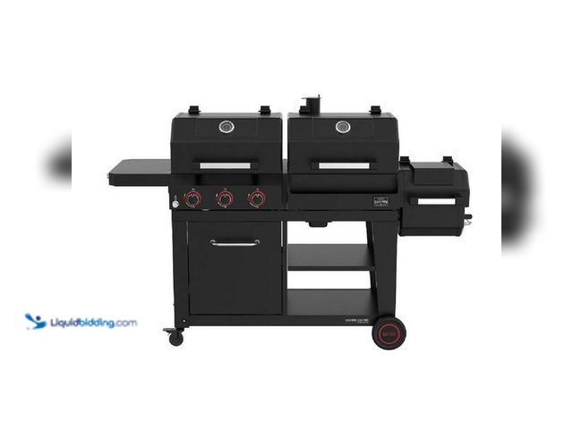 Lot 49-5473334 - Nexgrill
Oakford 1150 Pro 3-Burner Propane Gas and Offset Charcoal Smoker Combo Grill in Black Item...