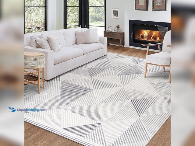 Lot 49-5485894 - ReaLife Rugs Machine Washable Area Rug - Living Room Bedroom Bathroom Kitchen Entryway Office - Padd...