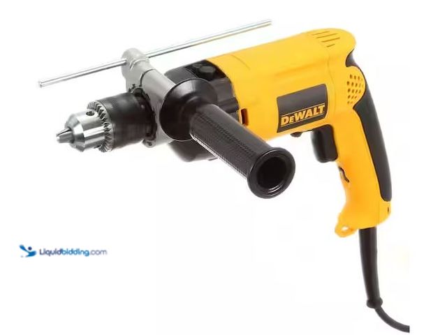 Lot 49-3600197 - DEWALT 7.8 Amp Corded 1/2 in. Variable Speed Reversible Hammer Drill Model # DW511, Slightly Used, T...