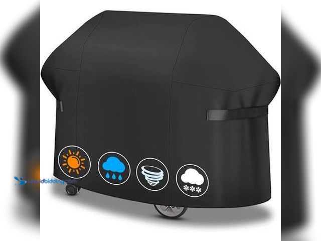 Lot 49-5581869 - Grill Cover 75 in. BBQ Cover for Gas Grill Heavy-Duty & Waterproof, Barbecue Cover with Side Trays F...