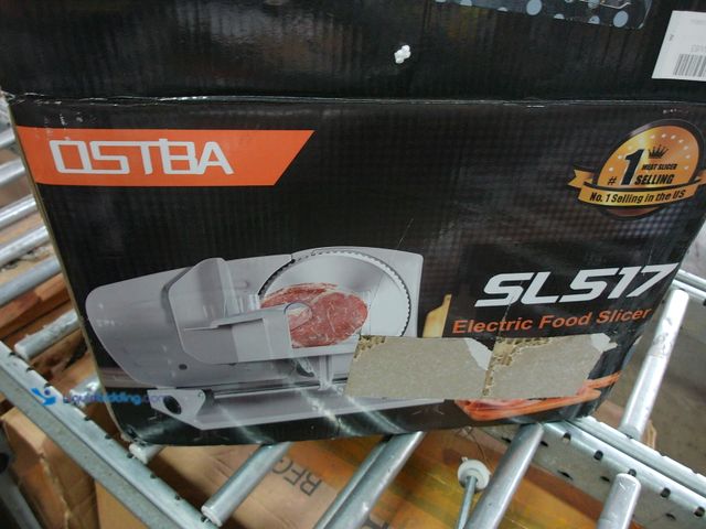Lot 49-1521245 - OSTBA Meat Slicer, Electric Deli Food Slicer with Removable Stainless Steel Blades, Adjustable Thick...