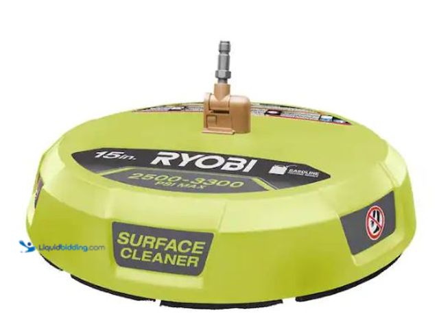 Lot 49-1577462 - RYOBI 15 in. 3300 PSI Surface Cleaner for Gas Pressure Washer, Model # RY31SC01, Unused.