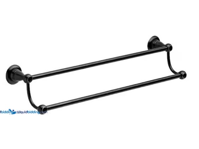 Lot 49-5581562 - Delta Porter 24 in. Wall Mount Double Towel Bar Bath Hardware Accessory in Oil Rubbed Bronze, Model ...