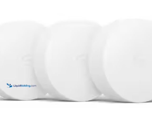 Lot 49-1519002 - Google Nest Temperature Sensor - Smart Home Thermostat Sensor (3 Pack), Model # T5001SF, Slightly us...
