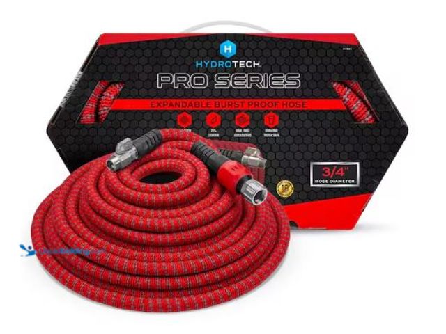 Lot 49-1625513 - Hydrotech Pro Series 3/4 in. x 200 ft. Heavy Duty Garden Water Hose, Lightweight, Expandable, Model ...
