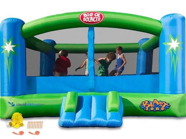 Lot 49-3465339 - Big Ol Bouncer Inflatable Bounce House w/Blower - Huge - Premium Quality - 6 Players, Model# B00BGYR...