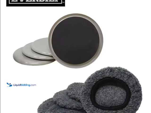 Lot 49-5543707 - QTY 4 - Everbilt
4-3/4 in. Round Plastic Furniture Sliders and Socks for Hard and Carpeted Floor Pr...