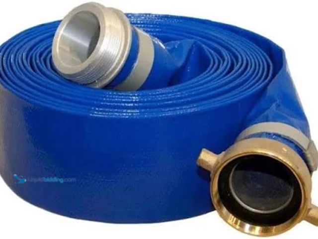Lot 49-5435580 - 25ft Blue PVC Discharge Hose Unused