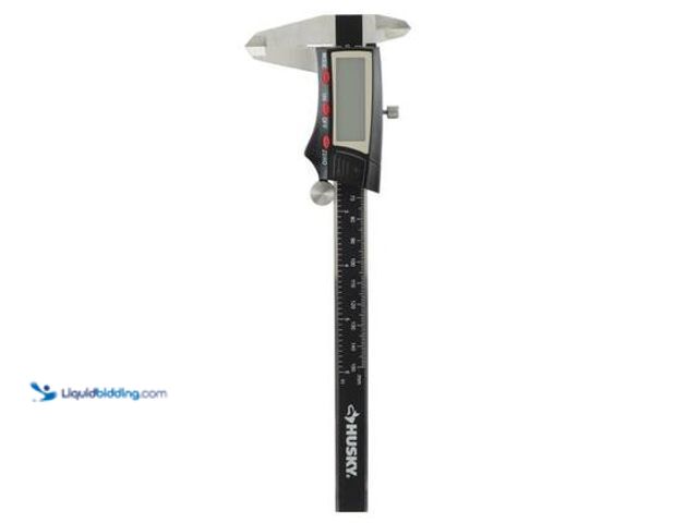 Lot 49-5572202 - Husky 6 in. 3-Mode Digital Fractional Caliper. Model # 1467H. Unused