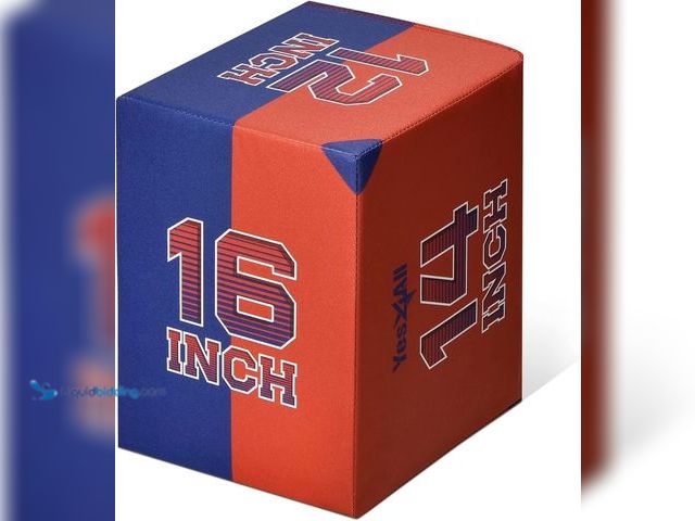 Lot 49-5409728 - Yes4All 3-in-1 Soft-Padded Plyo Box With Wooden Core, Non-Slip Multi-Use Cushioned Plyometric Jump B...