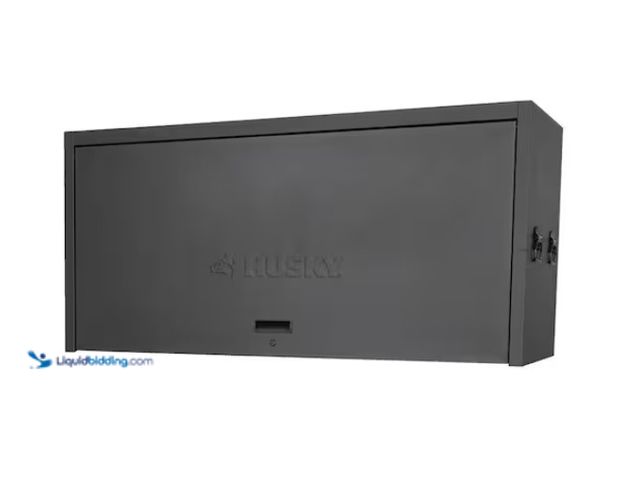 Lot 49-1580001 - Husky Modular Tool Storage Heavy Duty 62 in. W x 24 in. D Matte Black Top Tool Chest, Model # HOTC62...