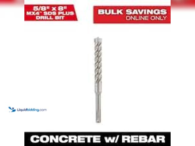 Lot 49-3539945 - Milwaukee 1 in. x 18 in. 4-Cutter SDS-PLUS Carbide Drill Bit. Milwaukee
1 in. x 18 in. 4-Cutter SDS...