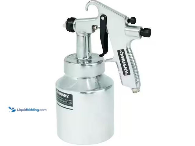 Lot 49-1576944 - Husky Siphon Feed General Purpose Spray Gun Model # H4920SSG, Slightly Used, Unable To Test  Ref#AHD...