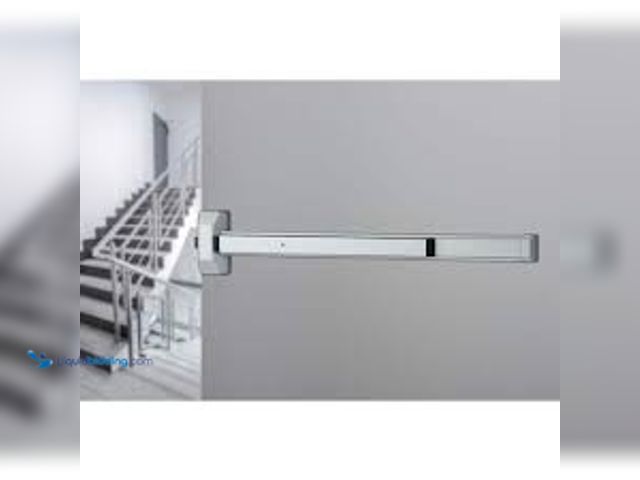 Lot 49-5488081 - Universal Hardware Commercial Rim/Panic Exit Device with 6-Pin SC4 Cylinder and Pull Trim - ANSI Gra...