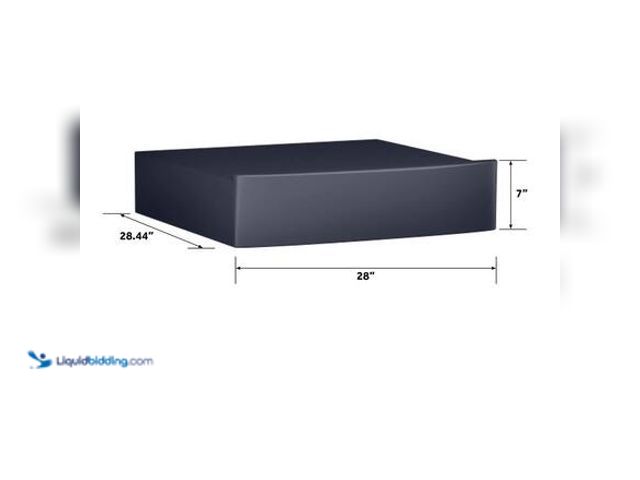 Lot 49-5581780 - GE 28 in. Wide Laundry Riser with 7 in. Height in Sapphire Blue Model # GFR0728PNRS NEW