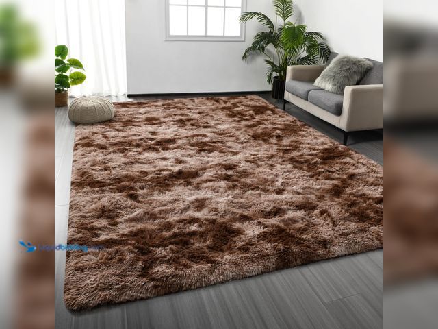 Lot 49-5437757 - Large Shag Area Rugs 10ft x 8ft Tie-Dyed Plush Fuzzy Rugs for Living Room, Ultra Soft Fluffy Furry R...
