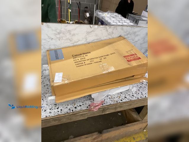 Lot 49-3531460 - Director's Chair Plastic Frame (White) Item is used.