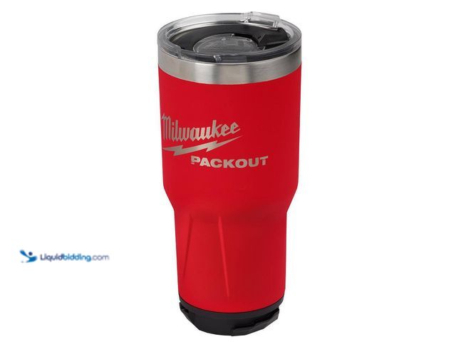 Lot 49-5440017 - Milwaukee
PACKOUT Red 30 oz. Tumbler (sharpie marks on lid) Unused