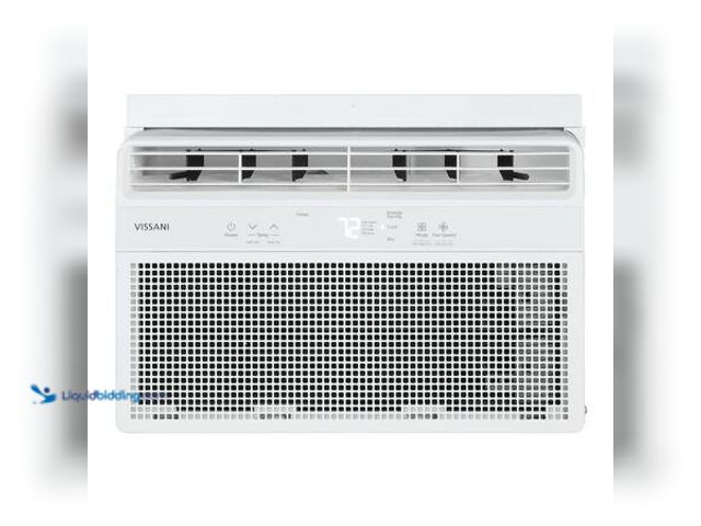 Lot 49-5520688 - Vissani 5,000 BTU 115-Volt Window Air Conditioner Cools 150 sq. ft. with Remote and Dehumidifier in ...