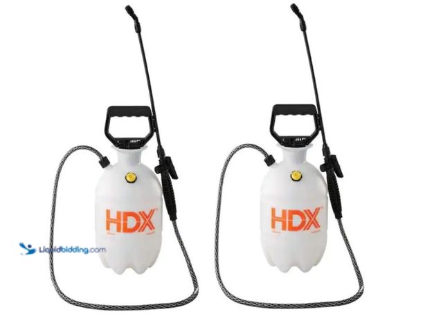 Lot 49-1631840 - Lot of (2) HDX 1 Gallon Multi-Purpose Lawn and Garden Pump Sprayer, Model # 1501HDXA, Slightly used,...