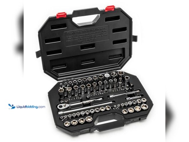 Lot 49-3564700 - Husky 3/8 in. Drive Mechanics Tool Set (70-Piece), Used.