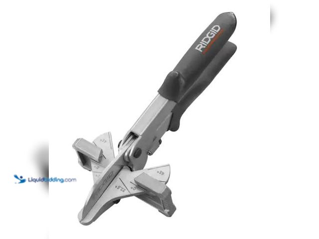 Lot 49-2005828 - RIDGID 4 in. Steel XLT Miter Trim Cutter, Model # FT6012, Slightly used.   Ref#ASB0724