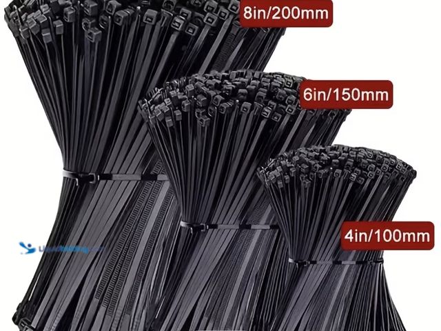 Lot 49-1792546 - New 1200 zip ties 8", 6'', AND 4'' Heavy-Duty Nylon Tie-Down Straps