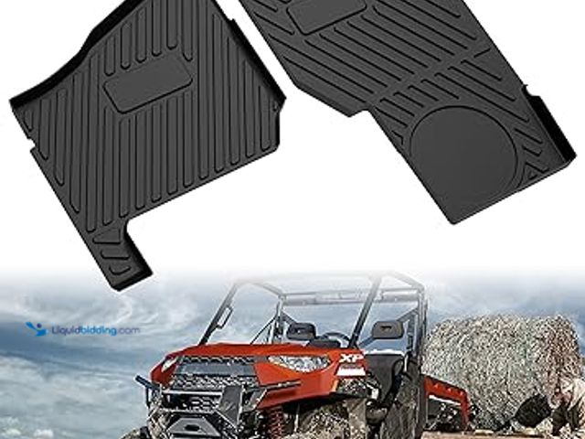 Lot 49-5448199 - SAUTVS TPE Floor Mats for Ranger XP 1000 18-25, Front Row Floor Liners All Weather Protection Slush ...